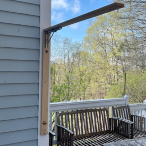 Deluxe folding ring and hook game bimini ring toss hardwood ring toss game gift made from solid wood bar game with water resistant uv resistant marine varnish finish and stainless steel hardware mancave patio deck porch dock game gift for men